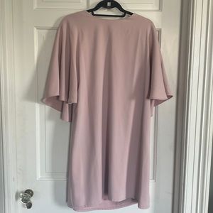 Sugar Lips pink dress with cape like sleeves